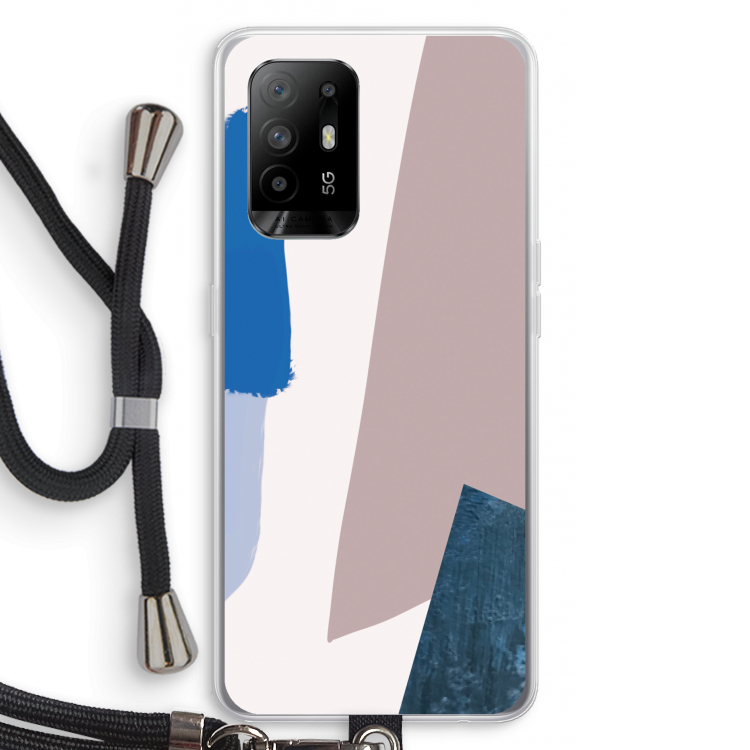 Lapis: Oppo A95 5G Transparant Hoesje met koord