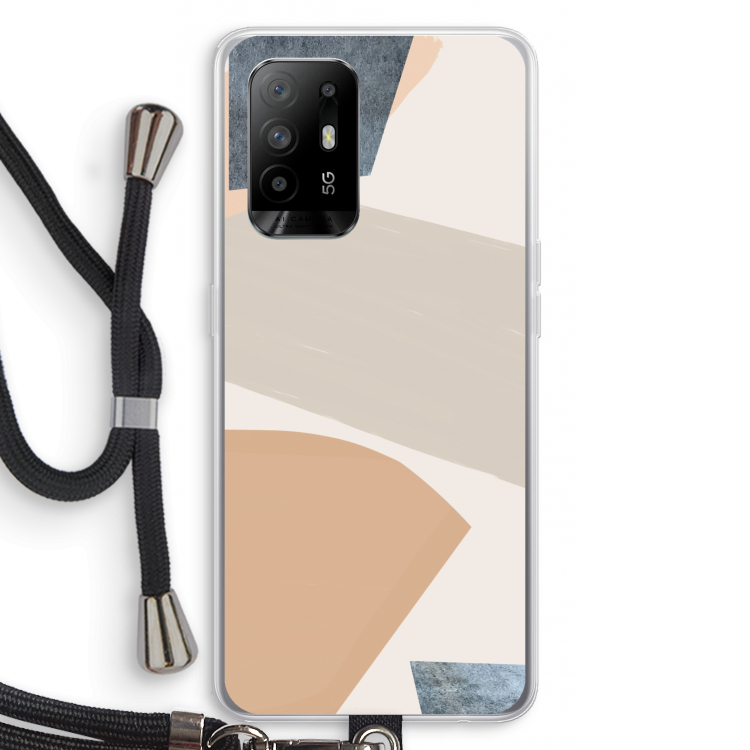 Formo: Oppo A95 5G Transparant Hoesje met koord