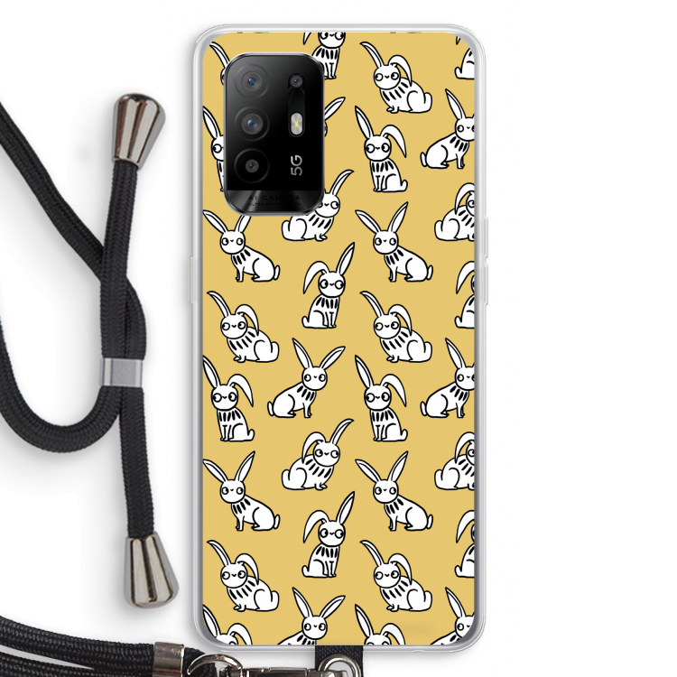 Haas: Oppo A95 5G Transparant Hoesje met koord