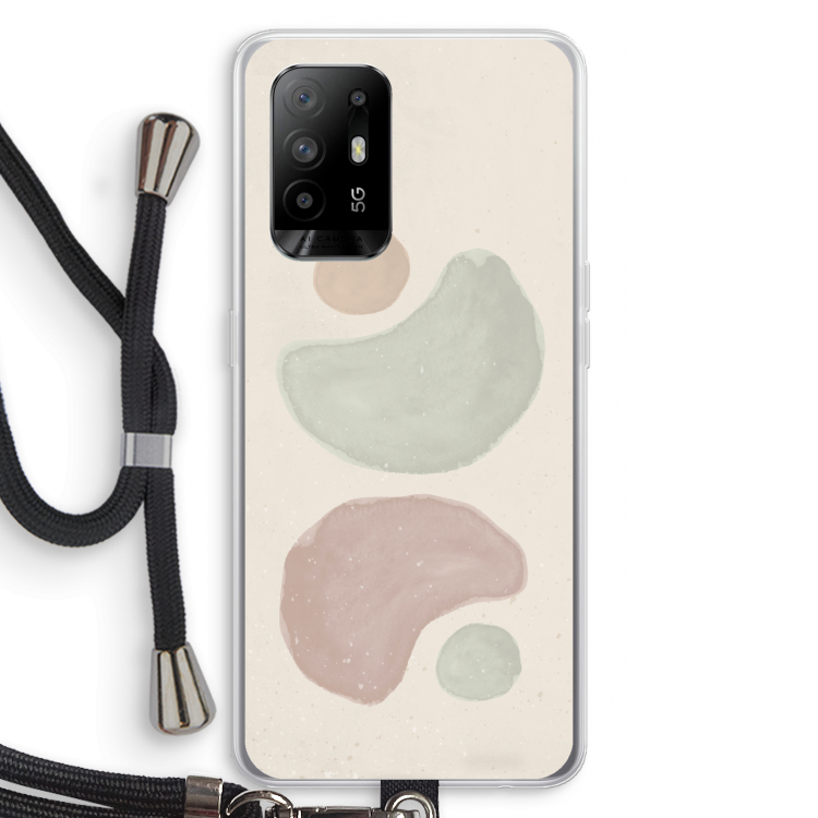 Geo #10: Oppo A95 5G Transparant Hoesje met koord
