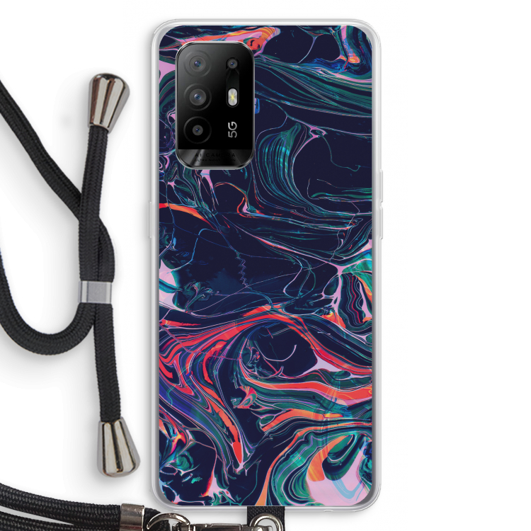 Light Years Beyond: Oppo A95 5G Transparant Hoesje met koord