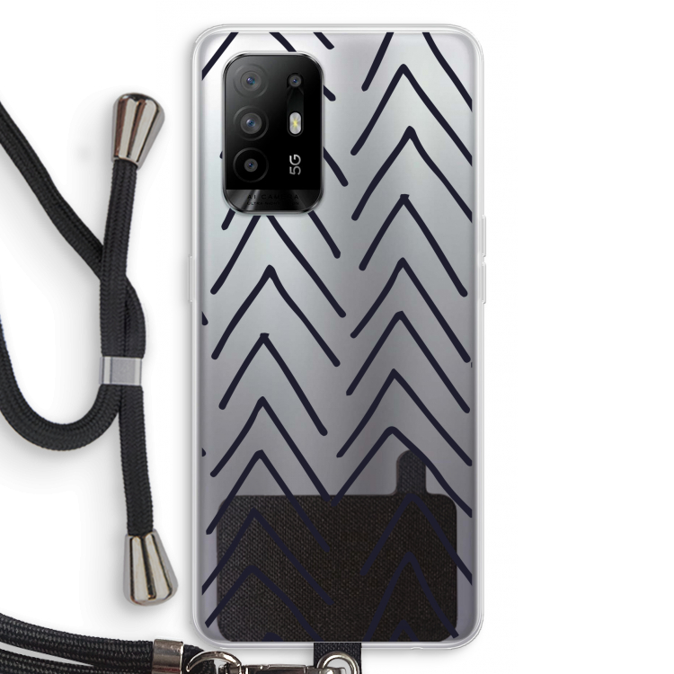 Marrakech Arrows: Oppo A95 5G Transparant Hoesje met koord