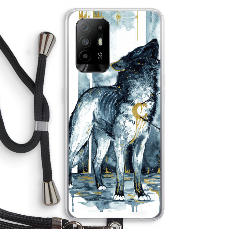 Bleeding Soul: Oppo A95 5G Transparant Hoesje met koord