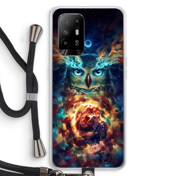 Aurowla: Oppo A95 5G Transparant Hoesje met koord
