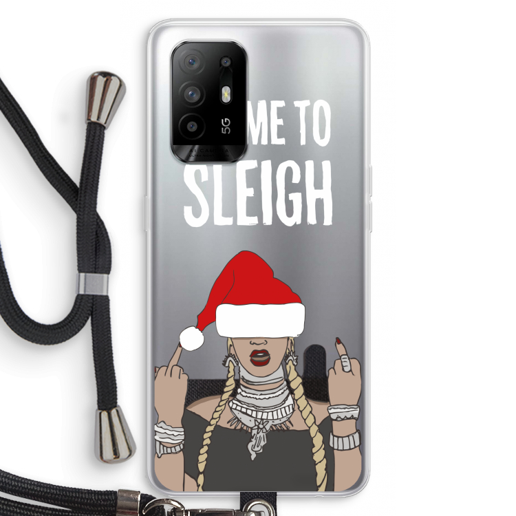 Came To Sleigh: Oppo A95 5G Transparant Hoesje met koord