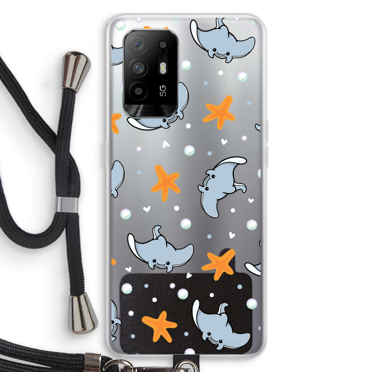 Manta: Oppo A95 5G Transparant Hoesje met koord