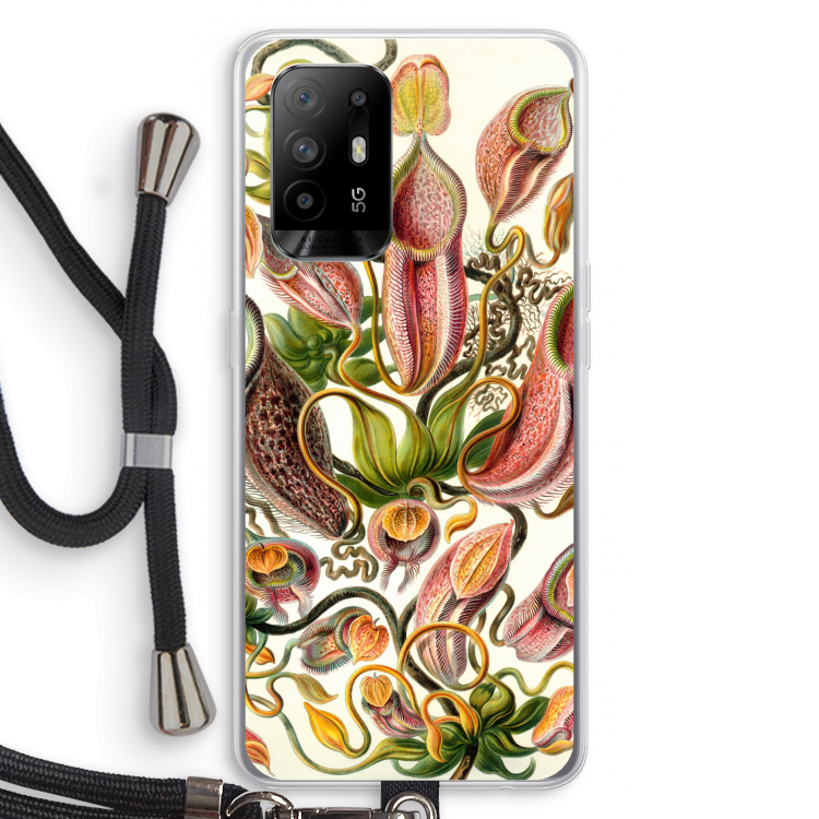 Haeckel Nepenthaceae: Oppo A95 5G Transparant Hoesje met koord