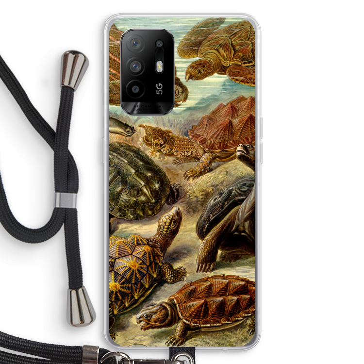 Haeckel Chelonia: Oppo A95 5G Transparant Hoesje met koord
