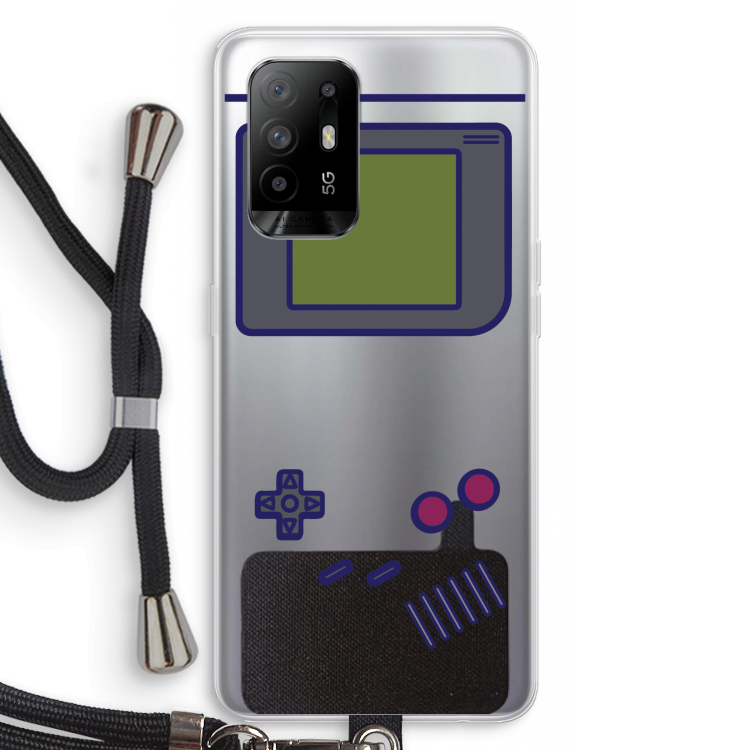 Game On: Oppo A95 5G Transparant Hoesje met koord