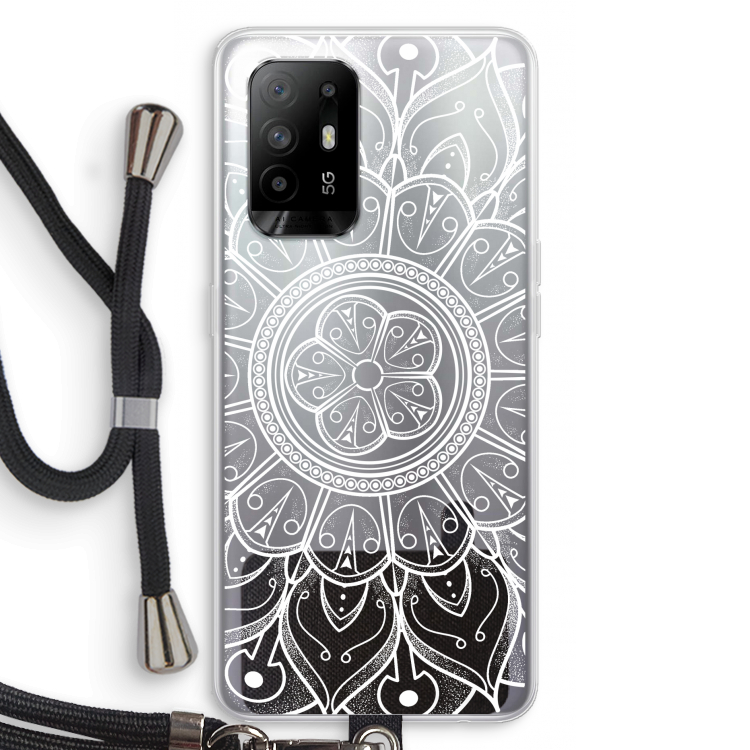 Roses Are Red: Oppo A95 5G Transparant Hoesje met koord