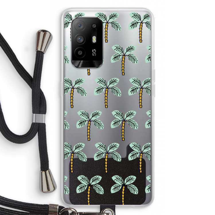 Paradise: Oppo A95 5G Transparant Hoesje met koord