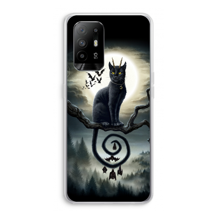 Moonlight Companions: Oppo A95 5G Transparant Hoesje