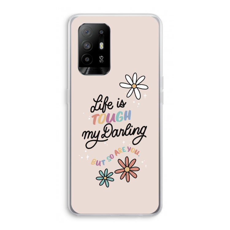 Tough Life: Oppo A95 5G Transparant Hoesje