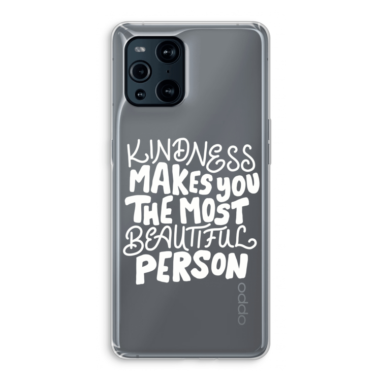 The prettiest: Oppo Find X3 Transparant Hoesje