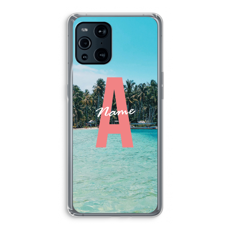 Pacific Dream: Oppo Find X3 Transparant Hoesje
