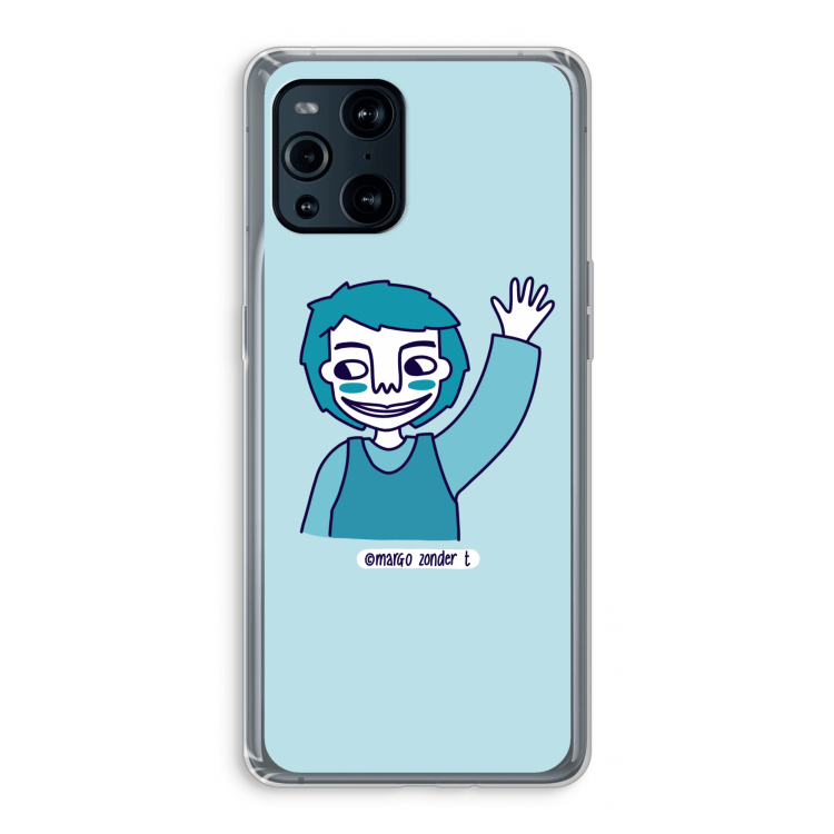 Zwaai: Oppo Find X3 Transparant Hoesje