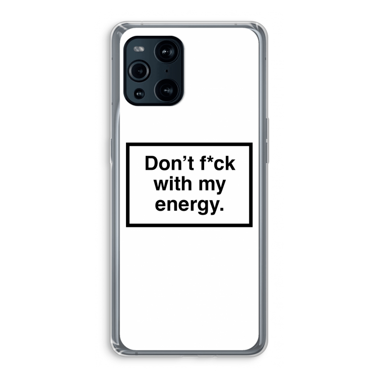 My energy: Oppo Find X3 Transparant Hoesje
