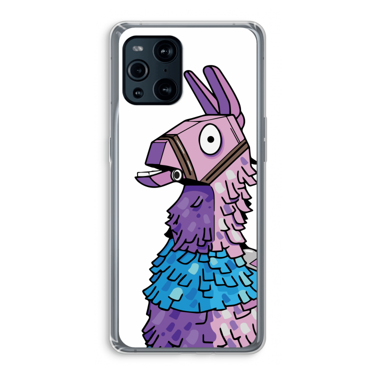 Lama: Oppo Find X3 Transparant Hoesje