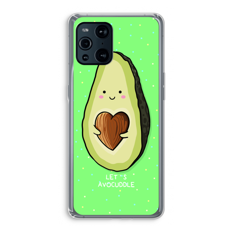 Avocuddle: Oppo Find X3 Transparant Hoesje