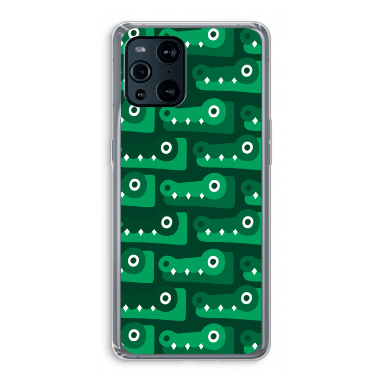 Crocs: Oppo Find X3 Transparant Hoesje