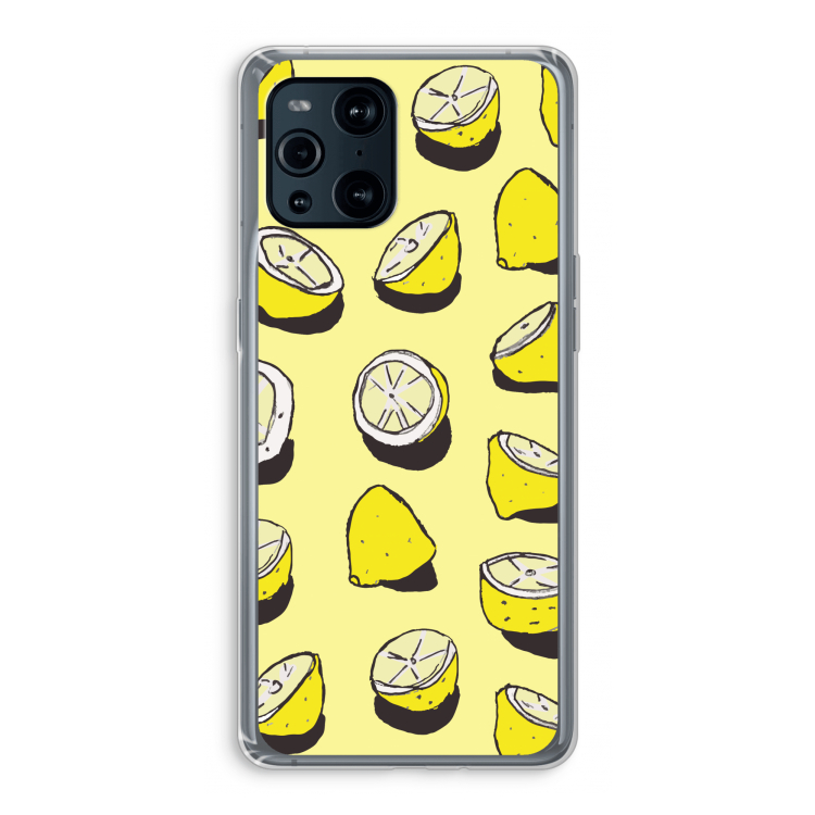 When Life Gives You Lemons...: Oppo Find X3 Transparant Hoesje