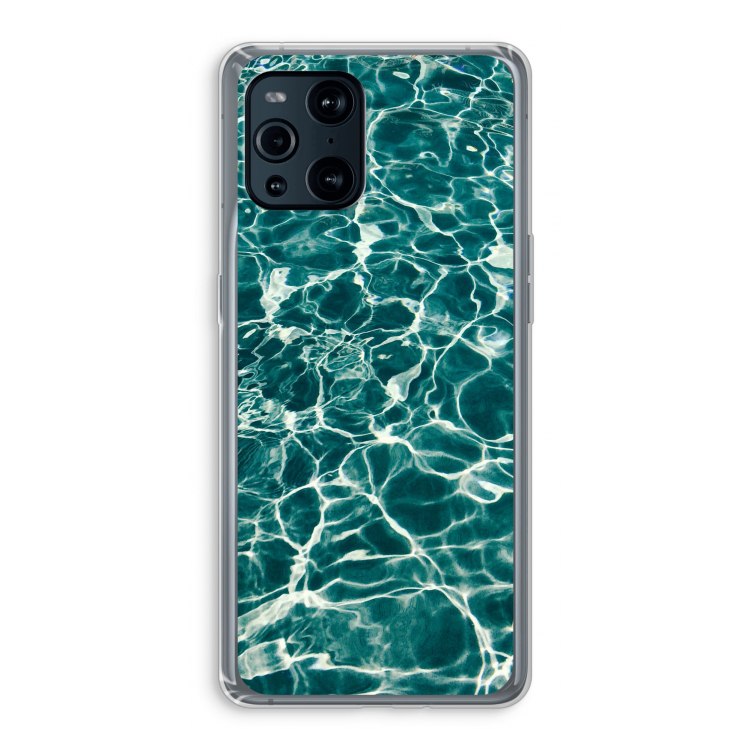 Weerkaatsing water: Oppo Find X3 Transparant Hoesje