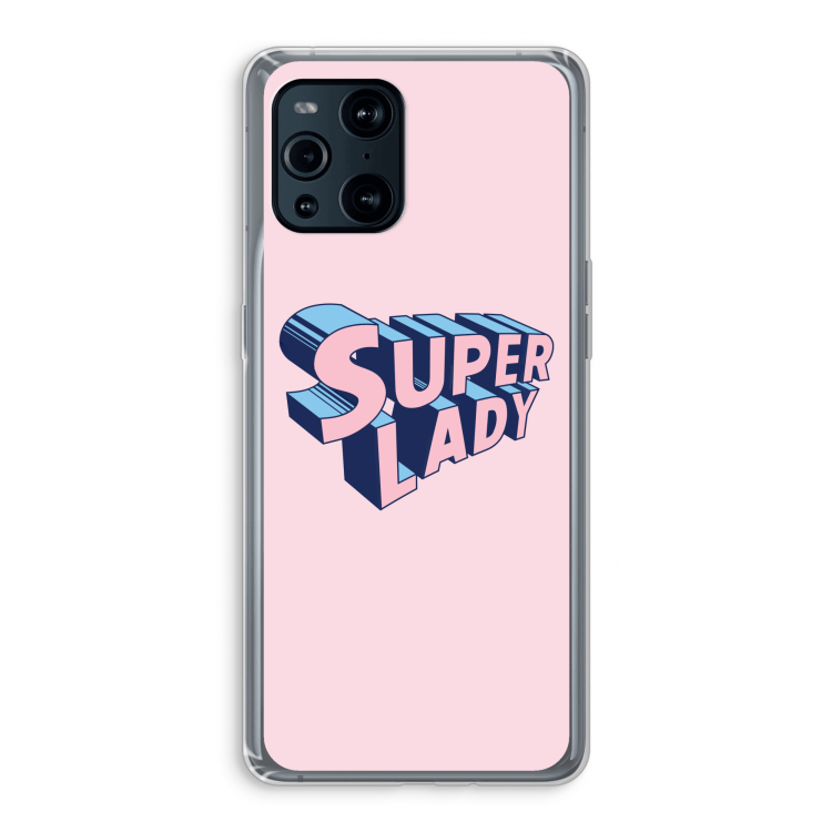 Superlady: Oppo Find X3 Transparant Hoesje