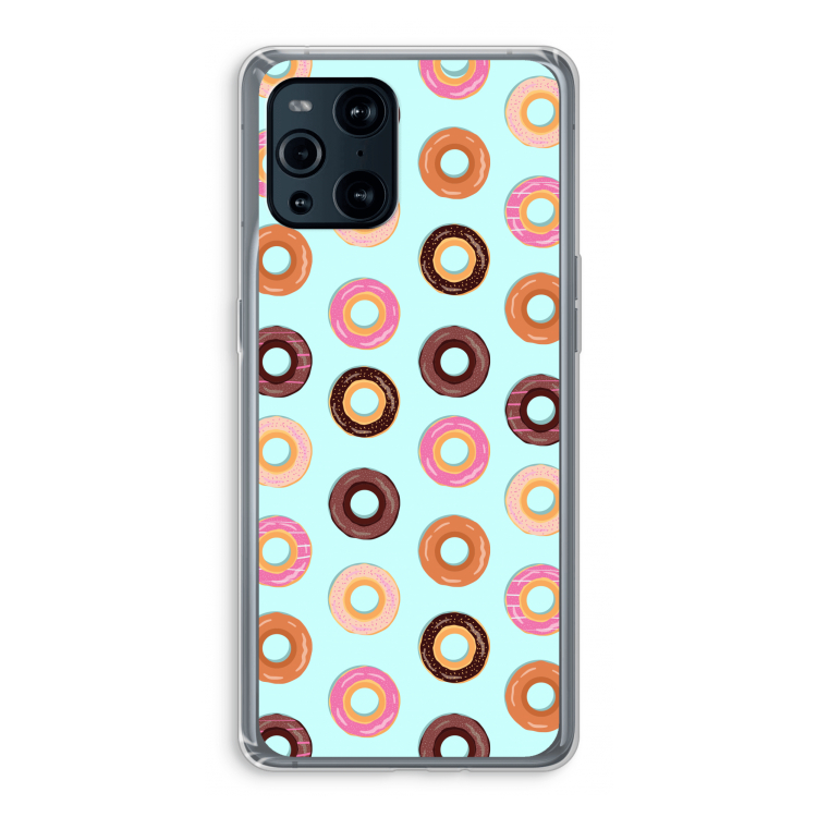 Donuts: Oppo Find X3 Transparant Hoesje