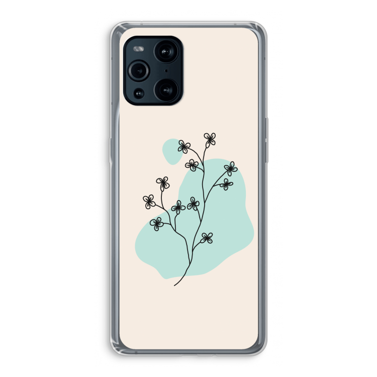 Love your petals: Oppo Find X3 Transparant Hoesje
