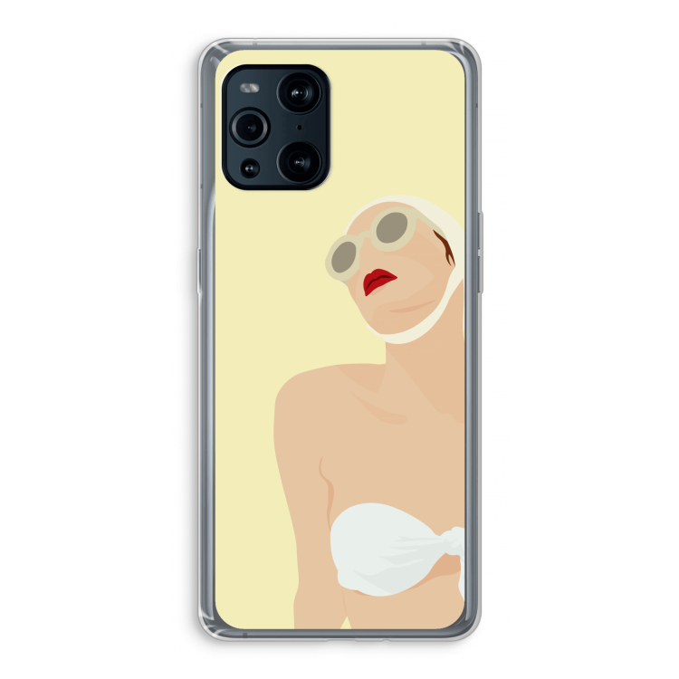 Summer: Oppo Find X3 Transparant Hoesje