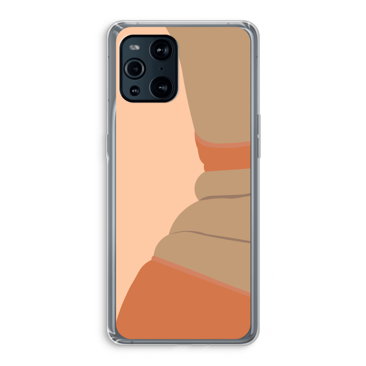 Bikini: Oppo Find X3 Transparant Hoesje