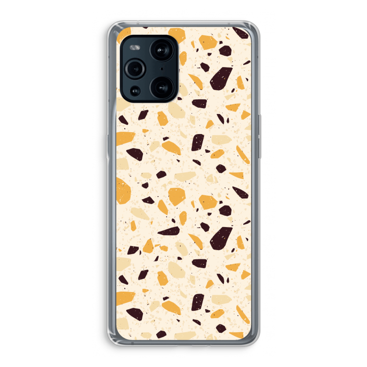 Terrazzo N°13: Oppo Find X3 Transparant Hoesje