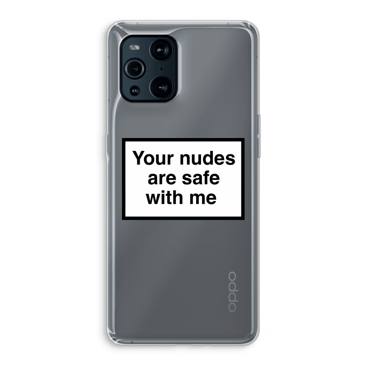 Safe with me: Oppo Find X3 Transparant Hoesje