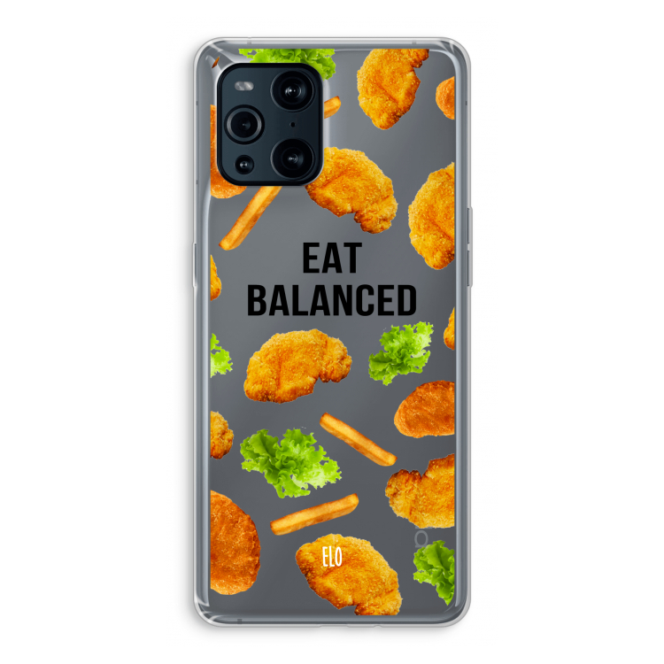 Eat Balanced: Oppo Find X3 Transparant Hoesje
