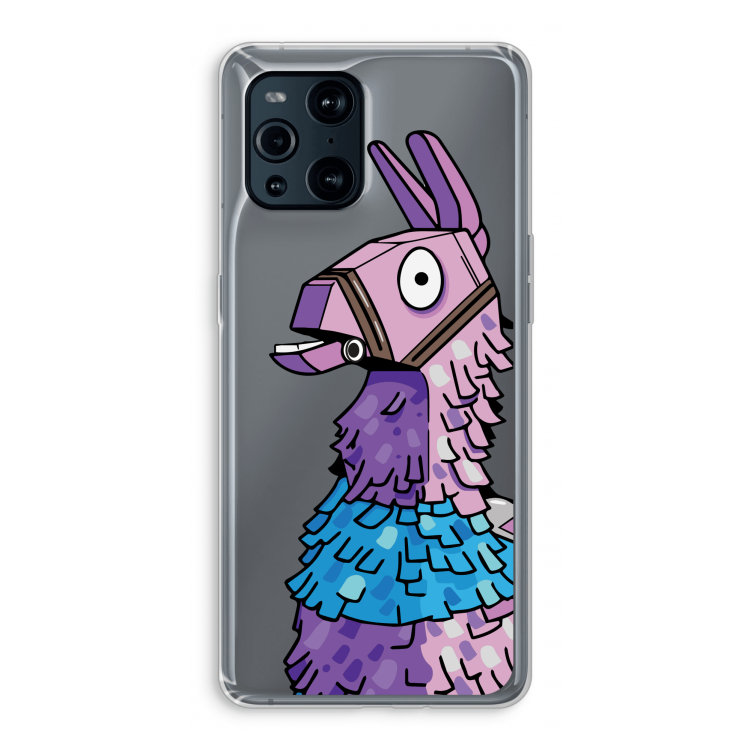Lama: Oppo Find X3 Transparant Hoesje