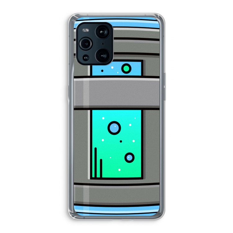 Chug Bottle: Oppo Find X3 Transparant Hoesje