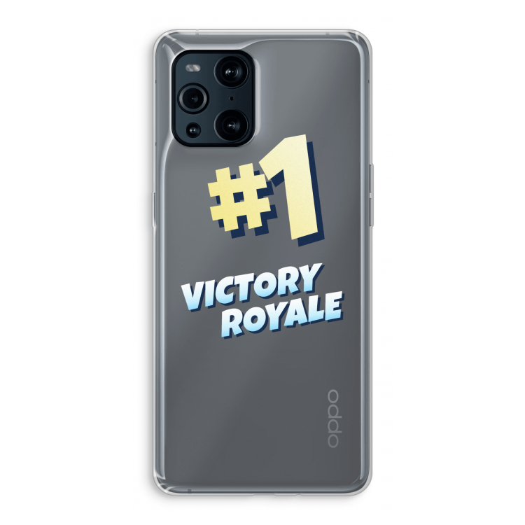 Victory Royale: Oppo Find X3 Transparant Hoesje