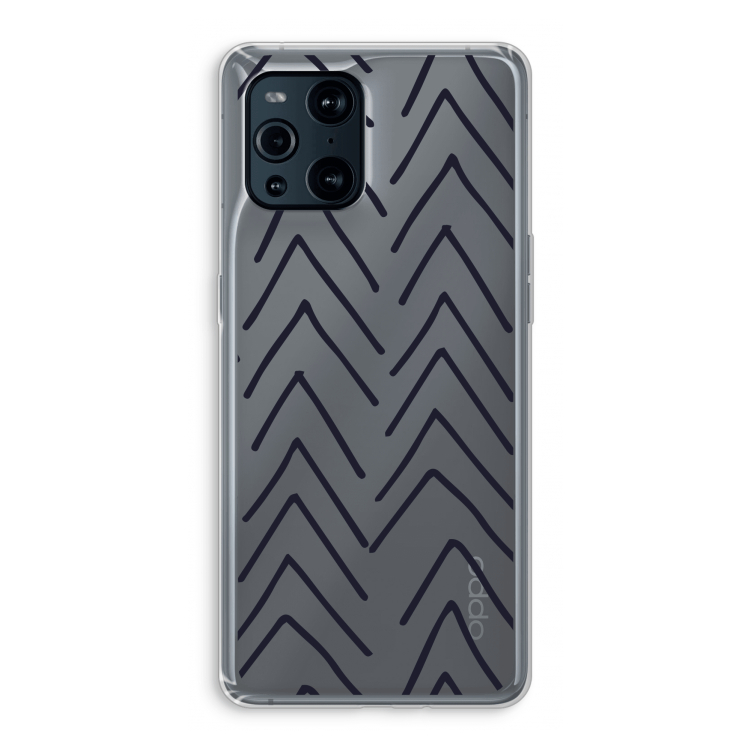 Marrakech Arrows: Oppo Find X3 Transparant Hoesje