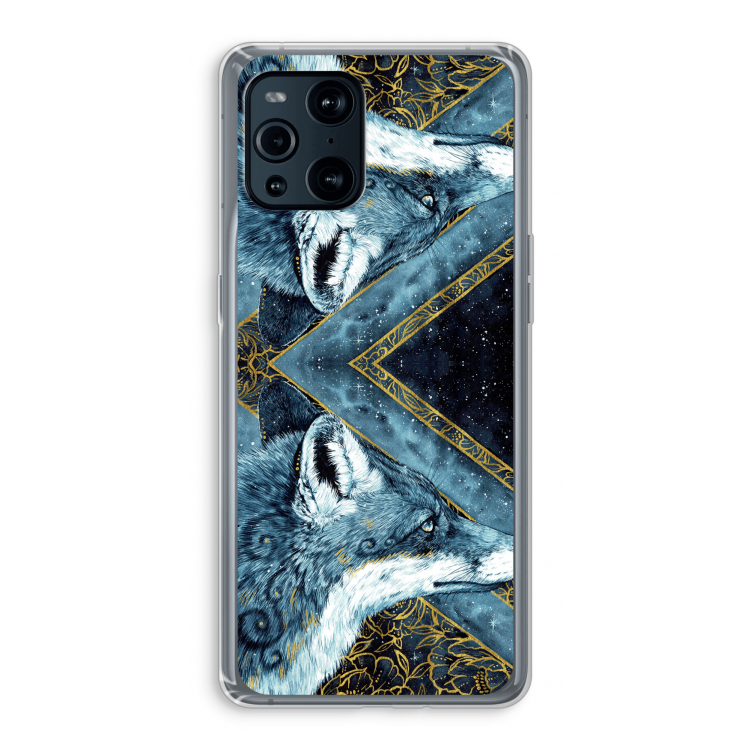 Golden Fox: Oppo Find X3 Transparant Hoesje