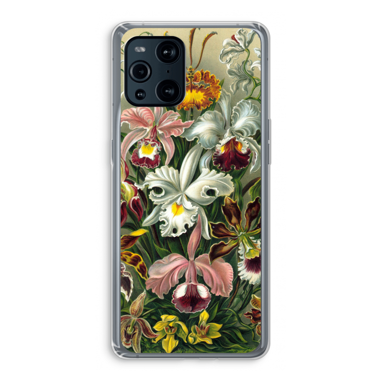 Haeckel Orchidae: Oppo Find X3 Transparant Hoesje