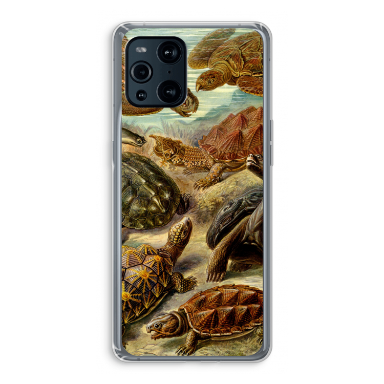 Haeckel Chelonia: Oppo Find X3 Transparant Hoesje