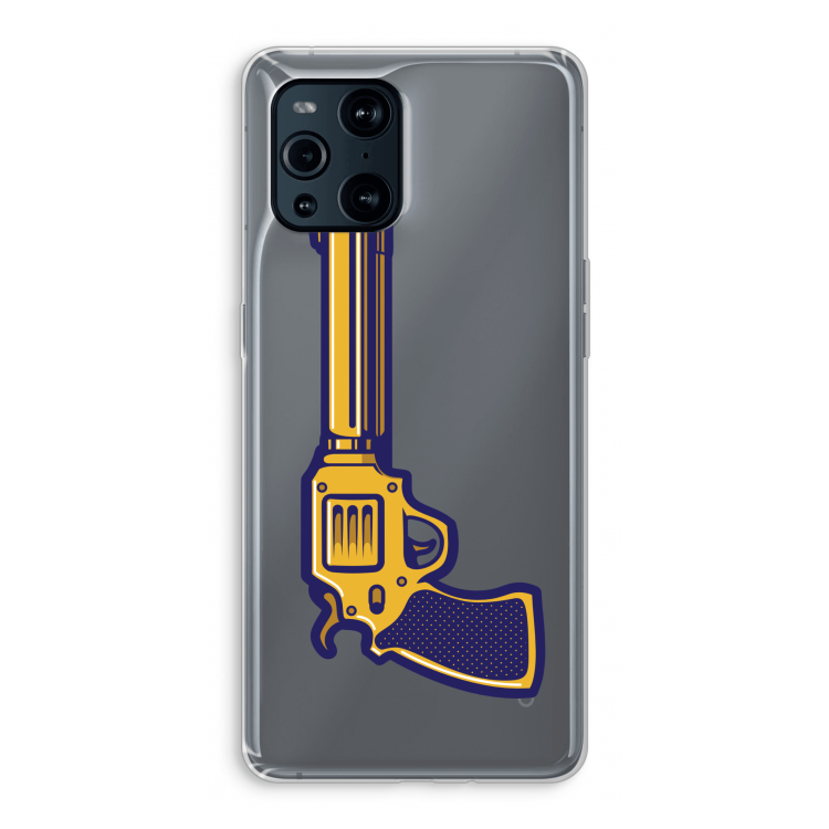 Pew Pew Pew: Oppo Find X3 Transparant Hoesje