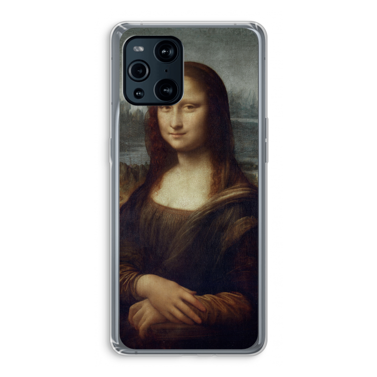 Mona Lisa: Oppo Find X3 Transparant Hoesje