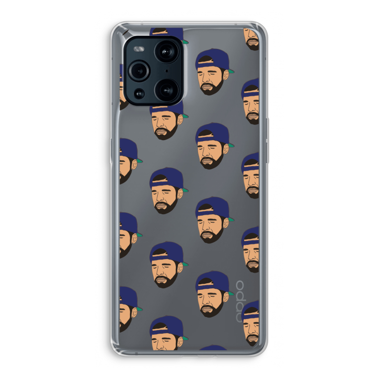 Drake Away: Oppo Find X3 Transparant Hoesje