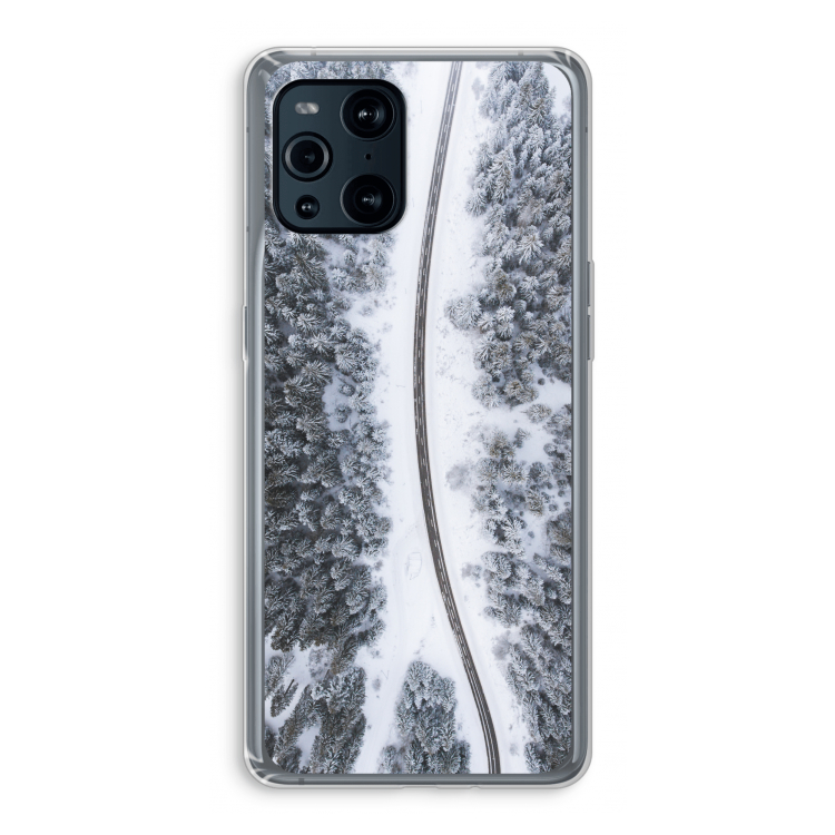 Snøfall: Oppo Find X3 Transparant Hoesje