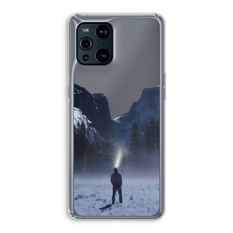 Wanderlust: Oppo Find X3 Transparant Hoesje