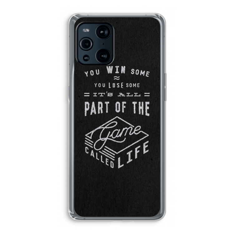 Life: Oppo Find X3 Transparant Hoesje