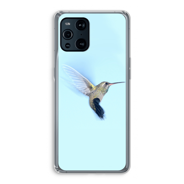 Kolibri: Oppo Find X3 Transparant Hoesje