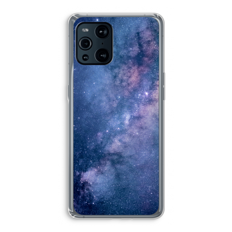 Nebula: Oppo Find X3 Transparant Hoesje