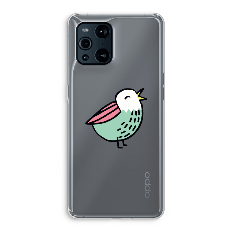 Birdy: Oppo Find X3 Transparant Hoesje
